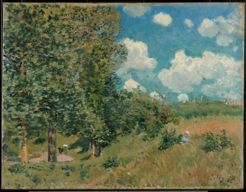 Alfred Sisley - The Road from Versailles to Saint-Germain - Google Art Project