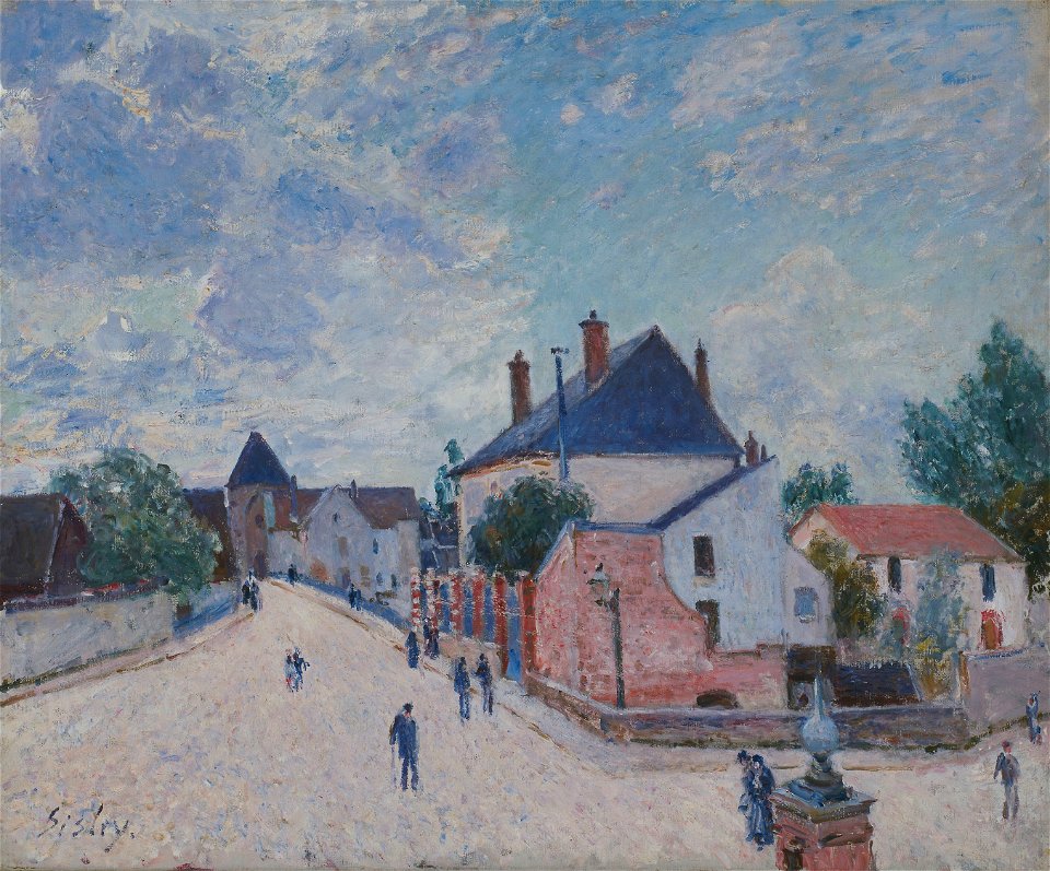 Alfred Sisley - Street in Moret - 1922.441 - Art Institute of Chicago