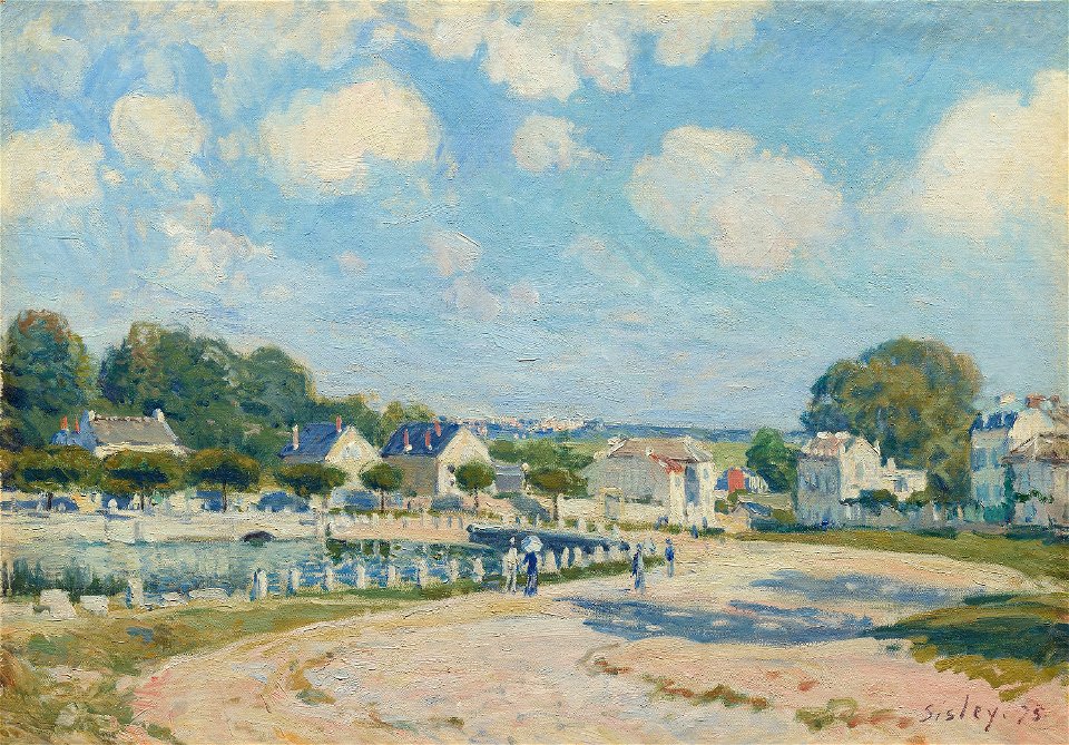 Alfred Sisley - Watering Place at Marly - 1971.875 - Art Institute of Chicago