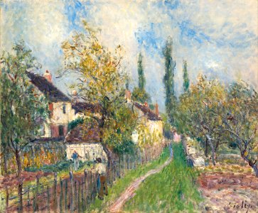 Alfred Sisley - Un sentier aux Sablons (A path at Les Sablons) - Google Art Project
