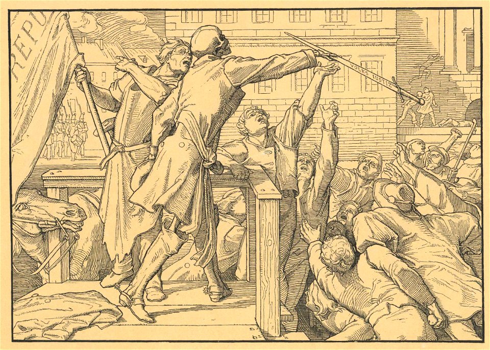 Alfred Rethel Totentanz Blatt 4
