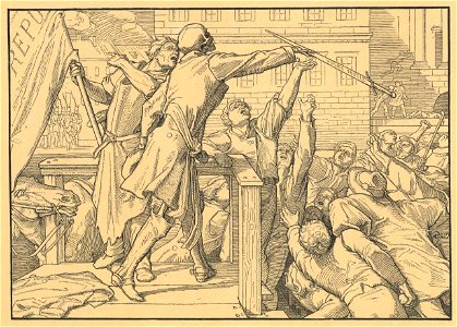 Alfred Rethel Totentanz Blatt 4