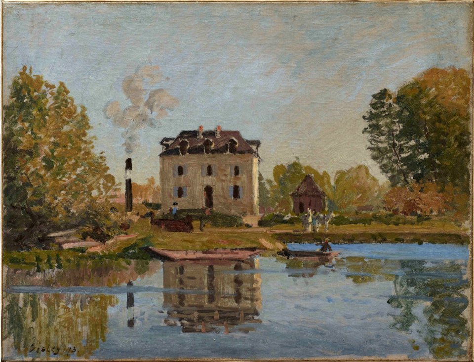 Alfred Sisley - Inondation. Bords de la Seine, Bougival - Ordrupgaard