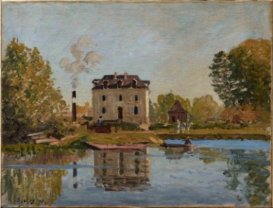 Alfred Sisley - Inondation. Bords de la Seine, Bougival - Ordrupgaard