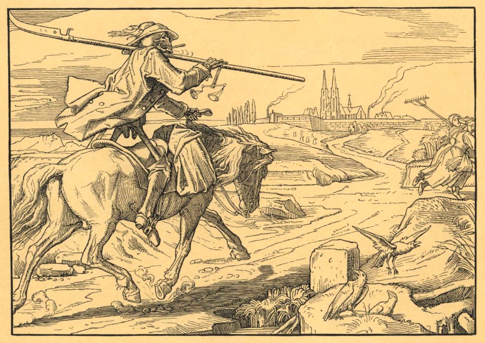 Alfred Rethel Totentanz Blatt 2