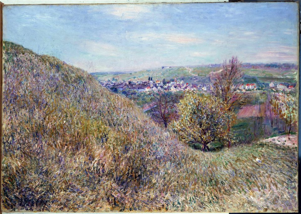 Alfred Sisley - On the Hills of Moret in Spring - Morning - y1991-65 - Princeton University Art Museum