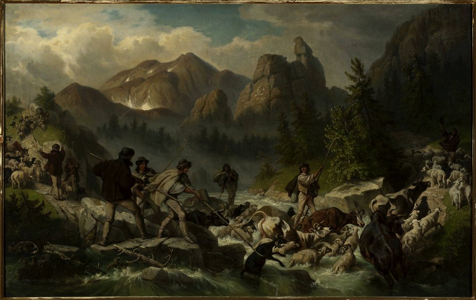 Alfred Schouppé - Motif from Kościeliska Valley - MP 2267 MNW - National Museum in Warsaw