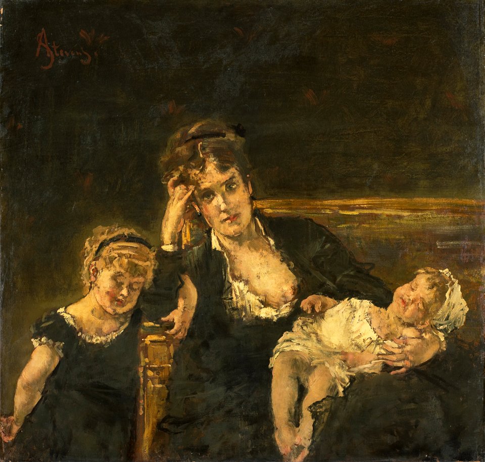 Alfred Stevens - De weduwe