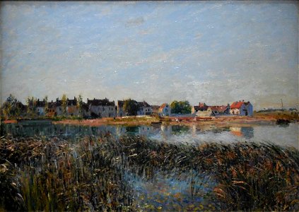 Alfred Sisley - Vue de Saint-Mammès - CMOA