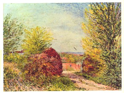 Alfred Sisley 070. Free illustration for personal and commercial use.