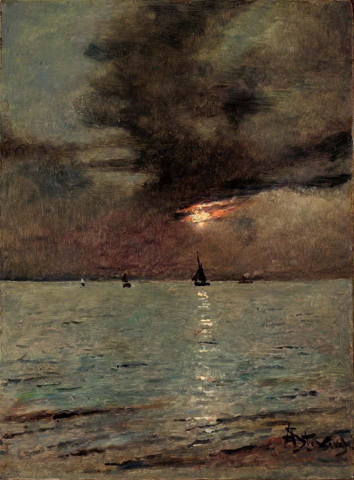 Alfred Stevens - Seascape - 1943.99 - Fogg Museum