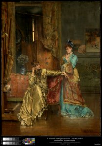 Alfred Stevens - The Visit - 1955.861 - Clark Art Institute