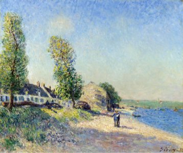 Alfred Sisley - Saint-Mammès le matin (1885)