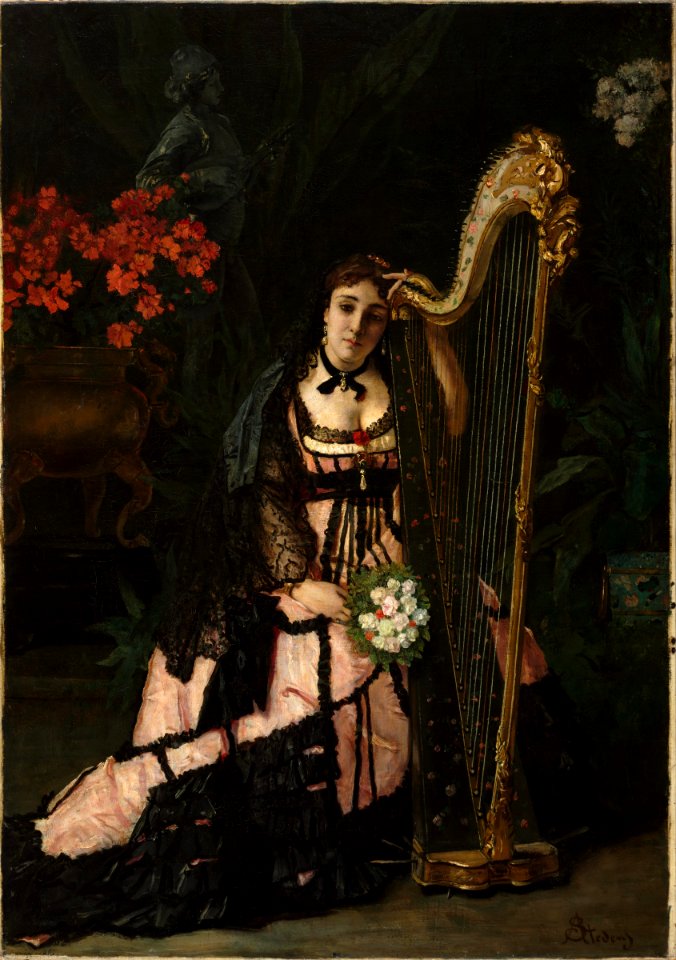 Alfred Stevens - A Musician - 1943.100 - Fogg Museum