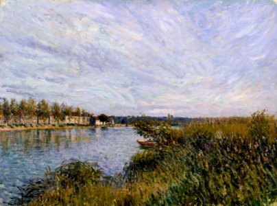 Alfred Sisley - View of Saint-Mammès - Walters 37355