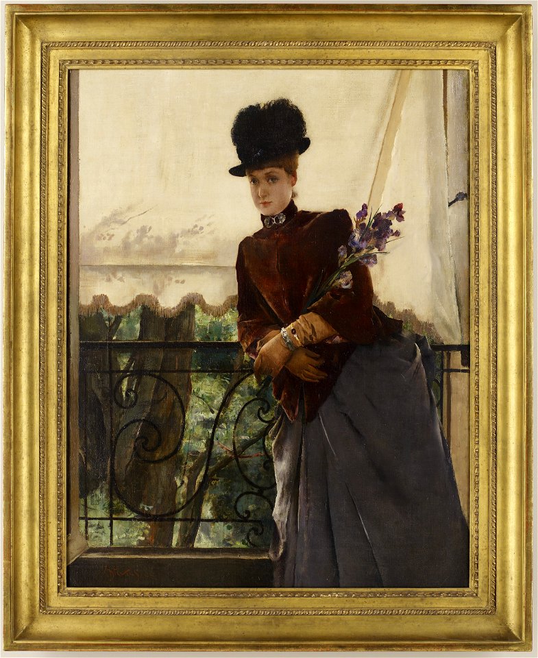 Alfred Stevens - Portrait of Mademoiselle Dubois - 2007.45 - Minneapolis Institute of Arts