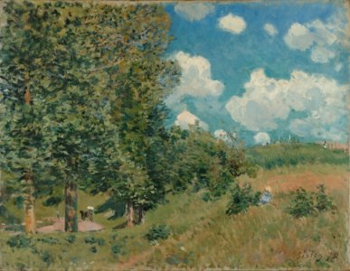 Alfred Sisley - La route de Versailles à Saint-Germain