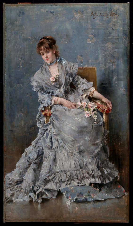 Alfred Stevens - The Attentive Listener - 19.111 - Museum of Fine Arts