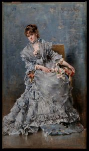 Alfred Stevens - The Attentive Listener - 19.111 - Museum of Fine Arts