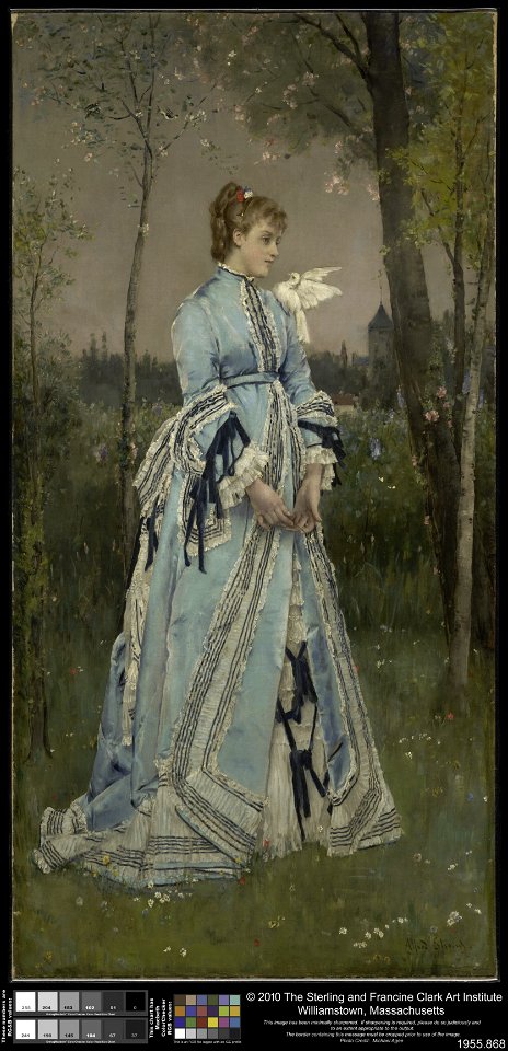 Alfred Stevens - Spring - 1955.868 - Clark Art Institute