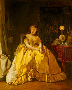 Alfred Stevens - Rentrée du bal - château de Compiègne