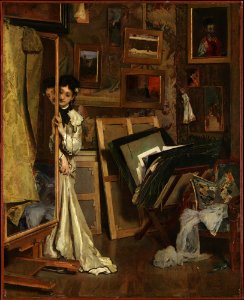 Alfred Stevens - The Psyché (My Studio) - 2012-76 - Princeton University Art Museum