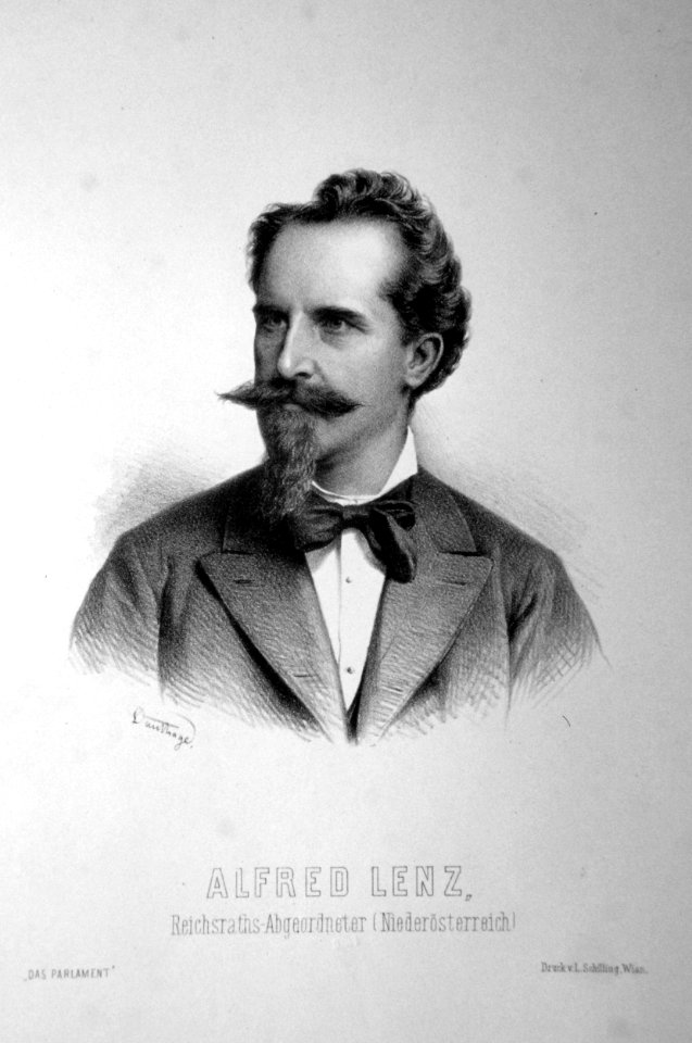 Alfred von Lenz Litho