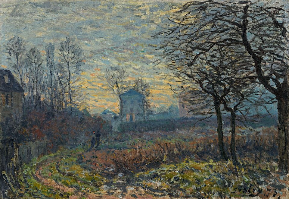 Alfred Sisley Near Louveciennes 1873
