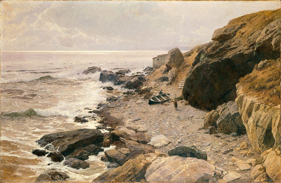 Alfred Zoff - An der Riviera (felsige Küste) - 2814 - Kunsthistorisches Museum