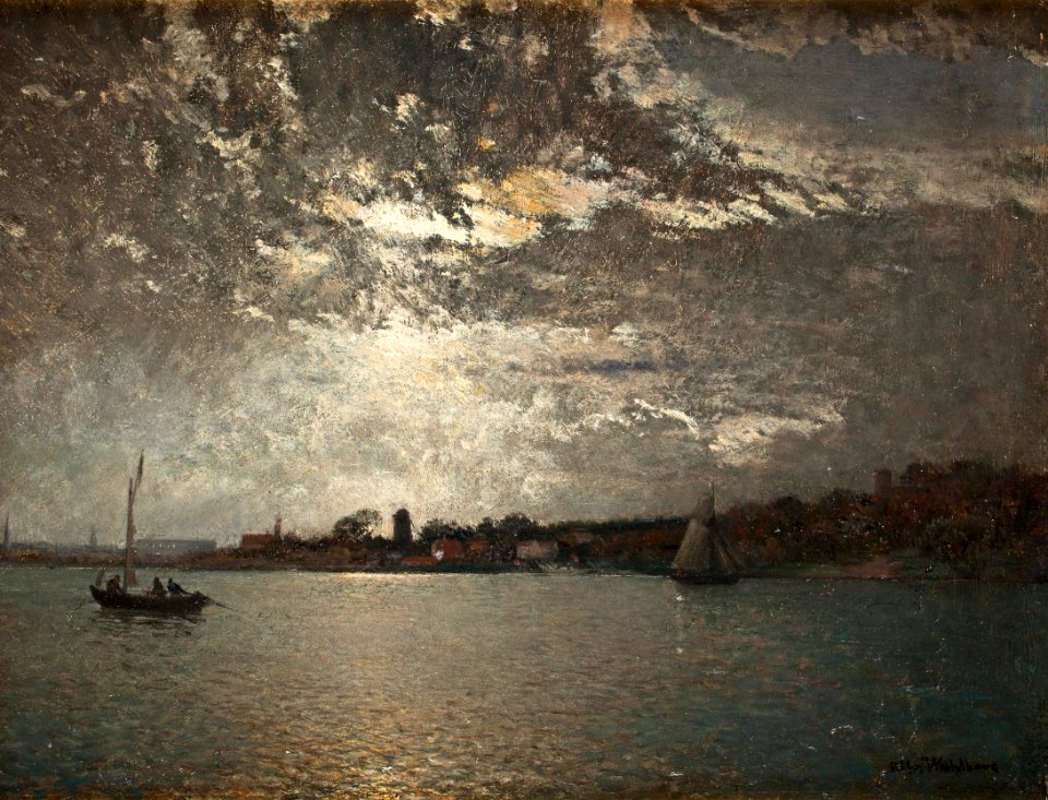 Alfred Wahlberg-Månskensstämning, Stockholms inlopp