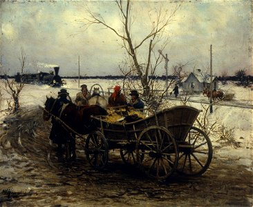 Alfred Wierusz-Kowalski - Oczekiwanie na pociąg