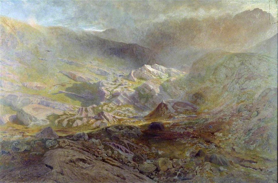 Alfred William Hunt (1830-1896) - Cwm Trefaen - N05357 - National Gallery