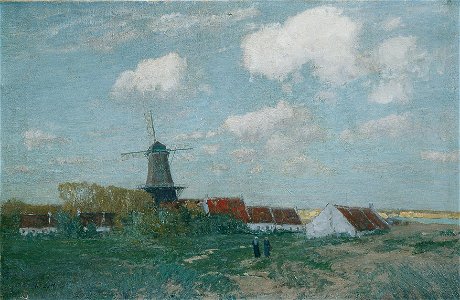 Alfred Zoff - Dorf auf der Düne - 596 - Österreichische Galerie Belvedere