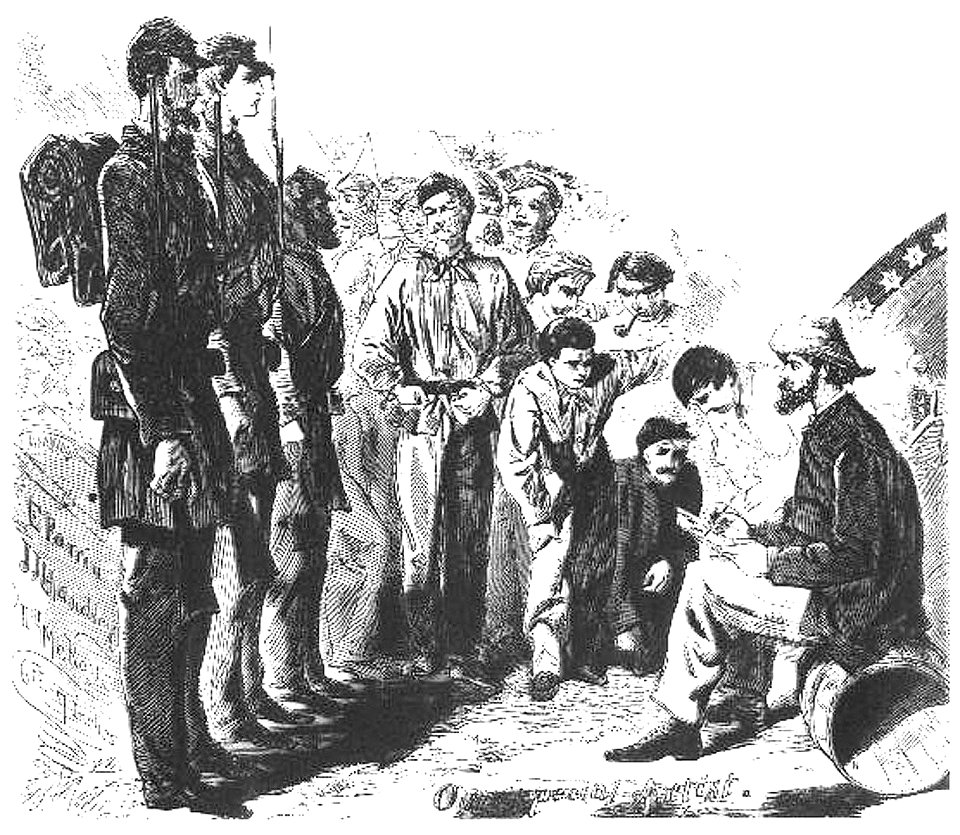 Alfred Waud sketches the Union Troops, by Winslow Homer, circa 1863 ...