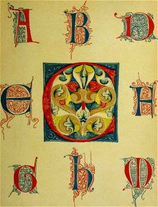 Alfredo Melani, Manuale dell'ornatista 1896 (page 41 crop)