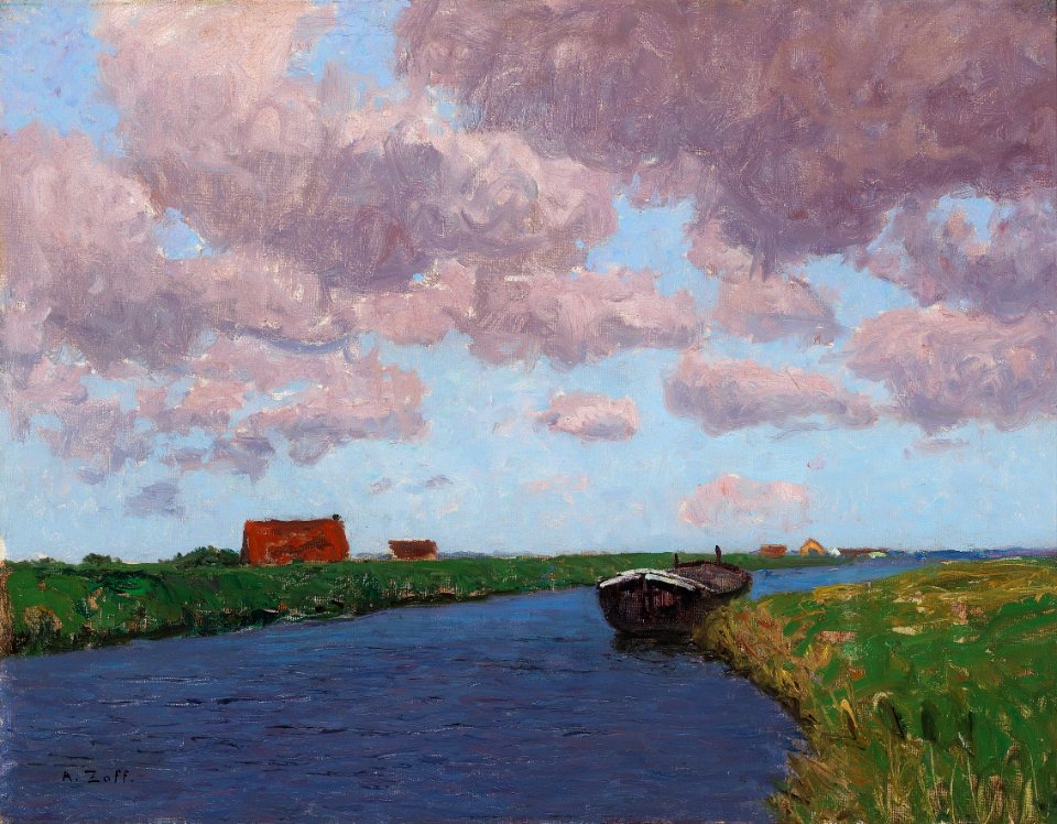 Alfred Zoff Landschaft Belgien