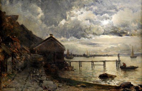 Alfred Wahlberg - Månsken, Fjällbacka