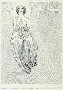 Alfredo Baruffi illustrazione pel canto XXXI Paradiso