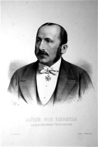 Alfred von Lindheim Litho