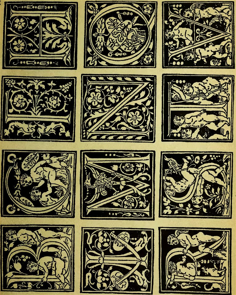 Alfredo Melani, Manuale dell'ornatista 1896 (page 69 crop)