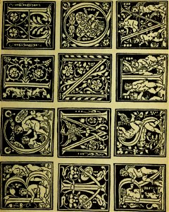 Alfredo Melani, Manuale dell'ornatista 1896 (page 69 crop)