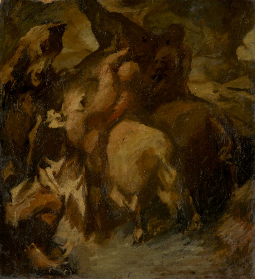 Alfréd Justitz - Boj o zástavu - O 2852 - Slovak National Gallery