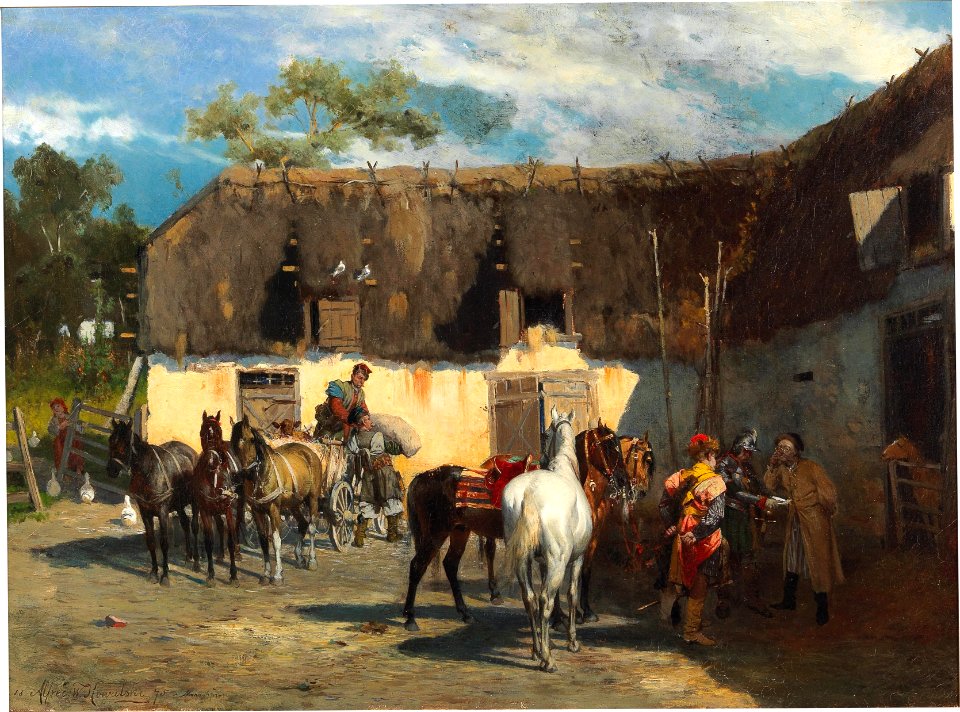 Alfred Wierusz-Kowalski - The requisition