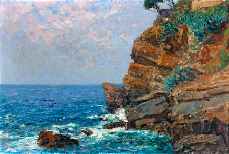 Alfred Zoff - On the Sestri Levante coast