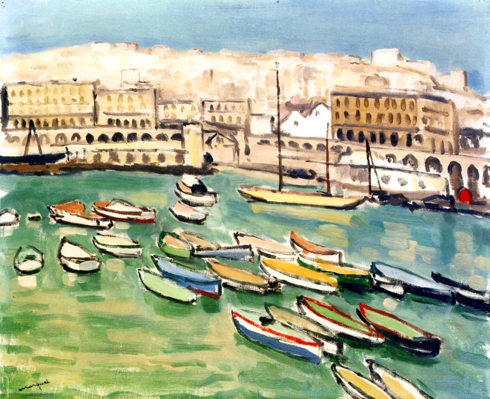 Algiers, the Consular Palace and the Palace of Government Albert Marquet (1920)