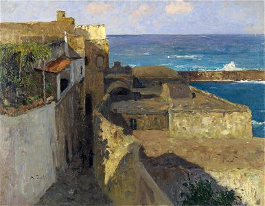 Alfred Zoff Enge Gasse in Forio