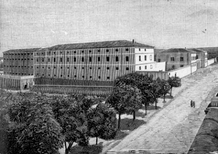 Alghero – Casa di pena (xilografia)