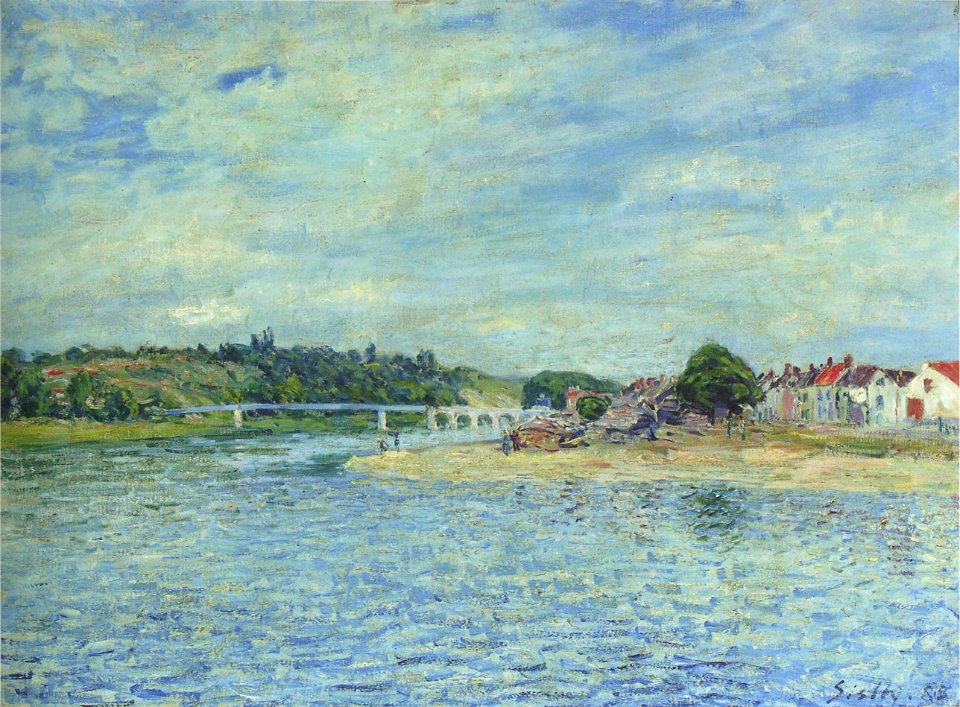 Alfred-Sisley - La Seine à Saint-Mammès