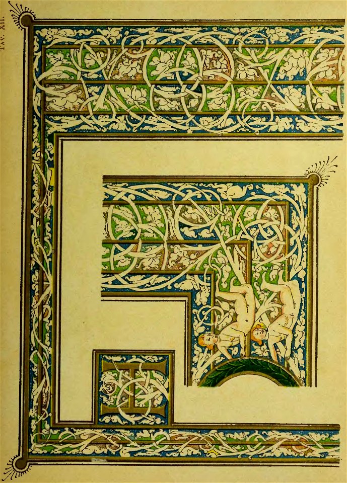 Alfredo Melani, Manuale dell'ornatista 1896 (page 49 crop)
