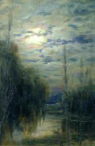Alfredo Helsby - Full Moon, Limache, Chile - 1915.6.3 - Smithsonian American Art Museum